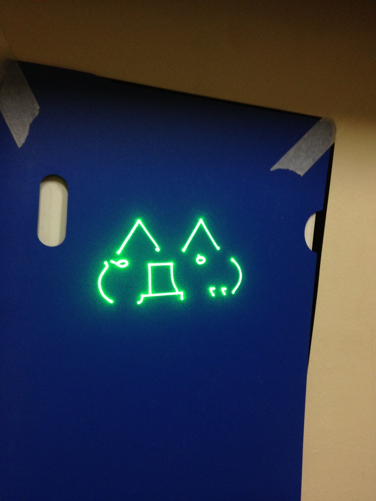 ギコ猫を描画した様子