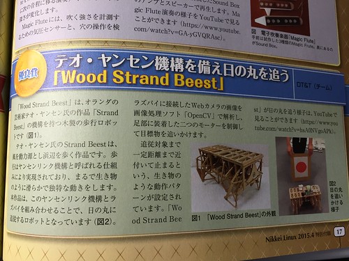 Wood Strand Beestが掲載された誌面