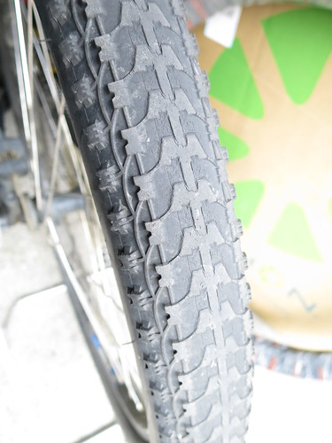 the cracked tire